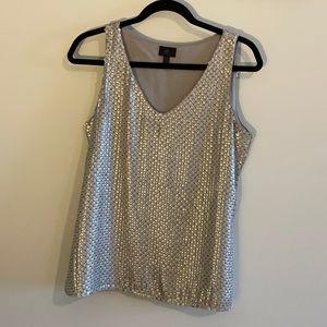 Banana Republic sequin tank size sm